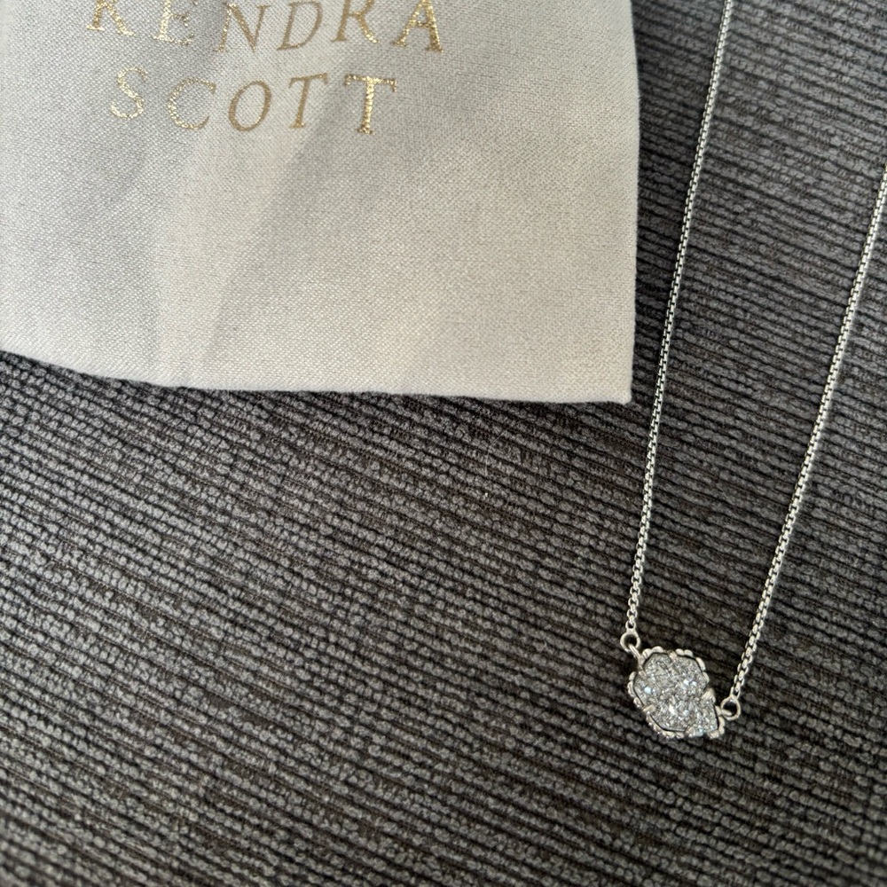 Kendra Scott silver necklace